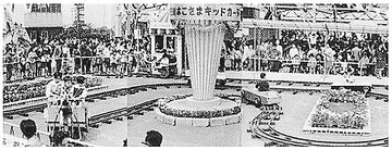 Installed the Roadway Ride on the rooftop of Mitsukoshi Department Store in Nihonbashi, Tokyo. Subsequently expanded business to each Mitsukoshi store.
