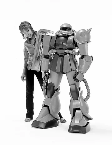 1/12-scale Zaku model (overall height: approximately 1.5 m) was exhibited at the “C3 PRE” character culture event and became a topic of conversation.