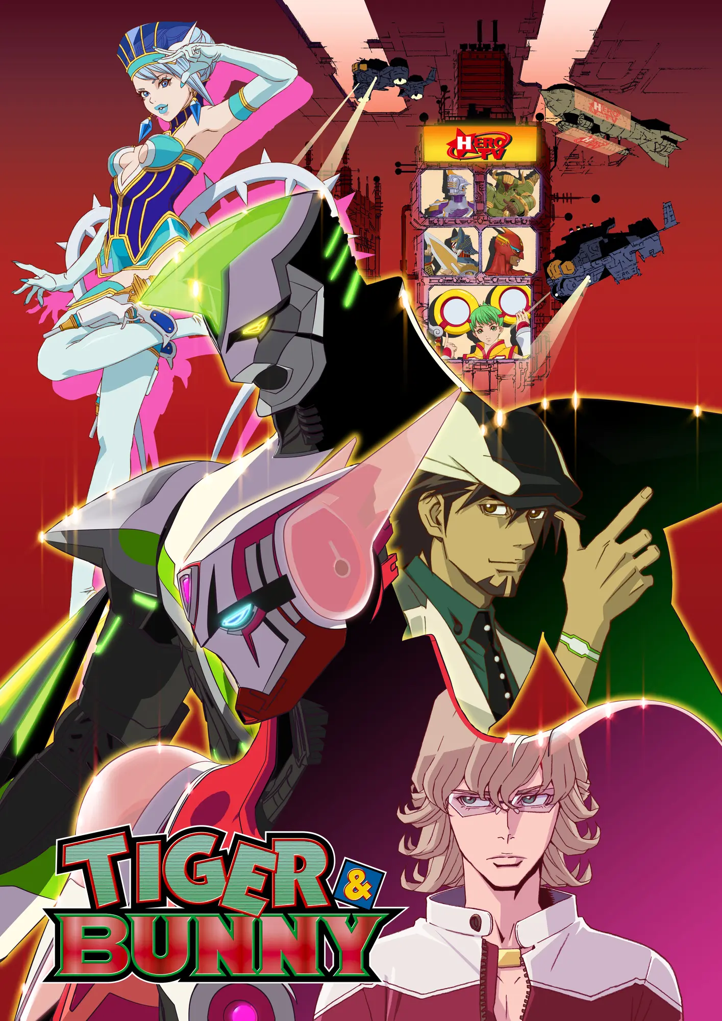 TIGER & BUNNY, a TV animation from SUNRISE, was a hit.