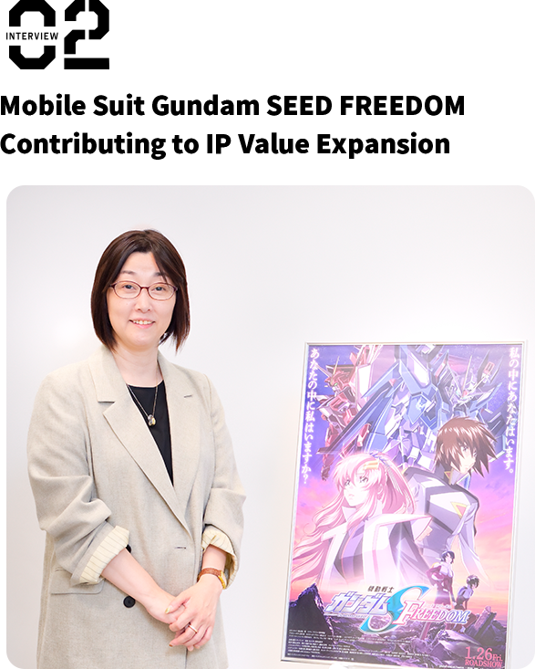 interview02 Mobile Suit Gundam SEED FREEDOM Contributing to IP Value Expansion