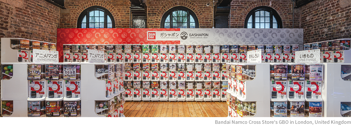 Bandai Namco Cross Store's GBO in London, United Kingdom