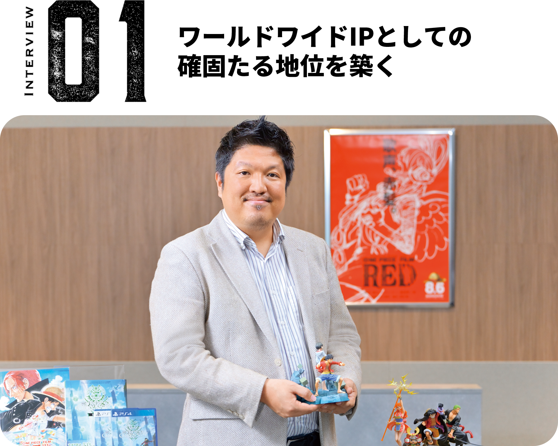 interview01 ワールドワイドIPとしての確固たる地位を築く